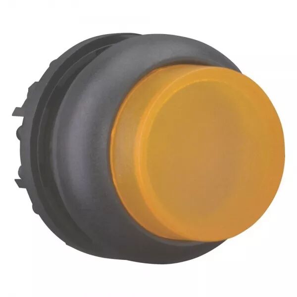 BOUTON-POUSSOIR LUMINEUX, SAILLANT, AMBR�, � ACCROCHAGE