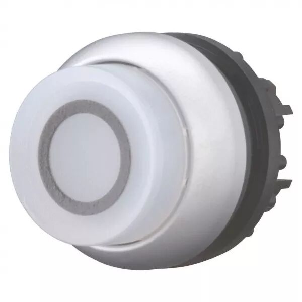 Bouton-poussoir lumineux, saillant, blanc 0, � accrochage (216806)