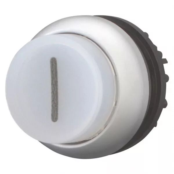 Bouton-poussoir lumineux, saillant, blanc I, � rappel (216981)