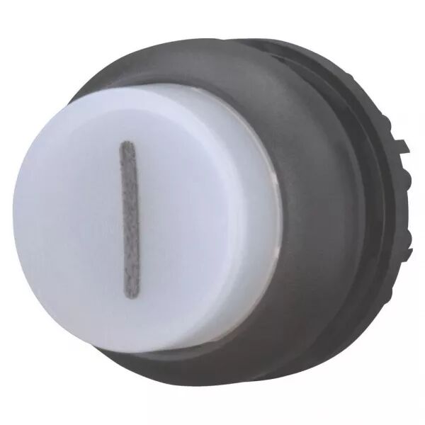 Bouton-poussoir lumineux, saillant, blanc I, � rappel (216982)