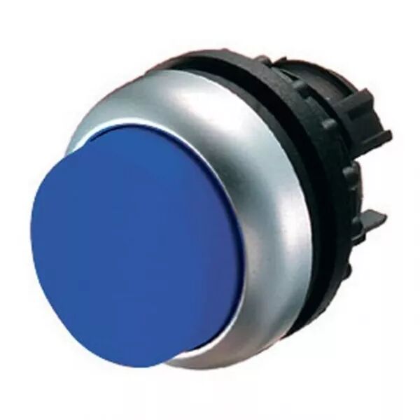 Bouton-poussoir lumineux, saillant, bleu, � accrochage (216802)