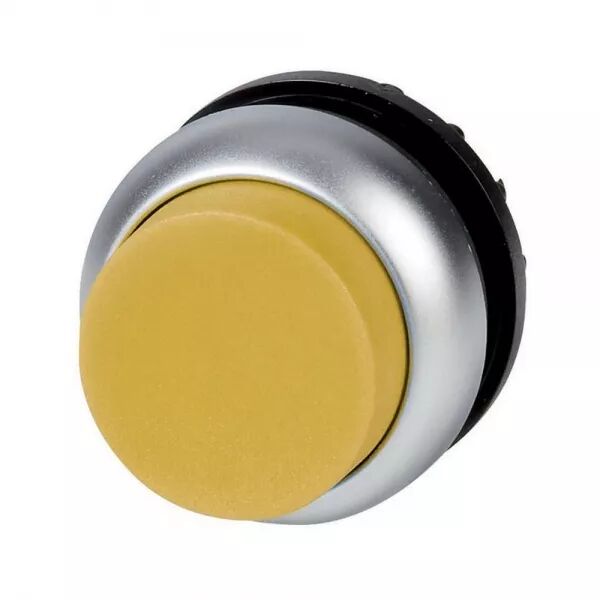 BOUTON-POUSSOIR LUMINEUX, SAILLANT, JAUNE, � ACCROCHAGE