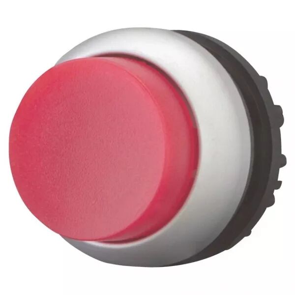 Bouton-poussoir lumineux, saillant, rouge, � rappel (216967)