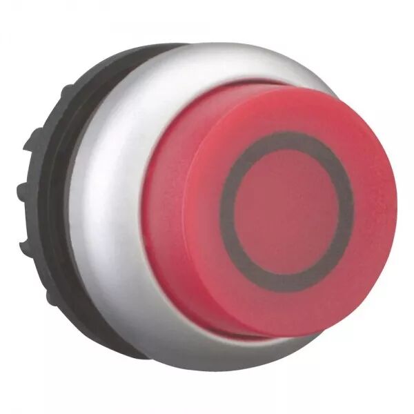 BOUTON-POUSSOIR LUMINEUX, SAILLANT, ROUGE 0, � RAPPEL