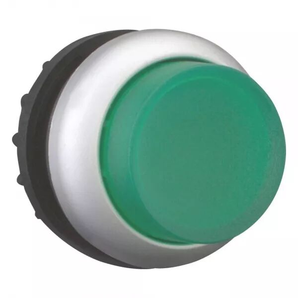 BOUTON-POUSSOIR LUMINEUX, SAILLANT, VERT, � RAPPEL