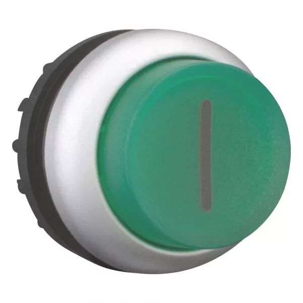 BOUTON-POUSSOIR LUMINEUX, SAILLANT, VERT I, � RAPPEL