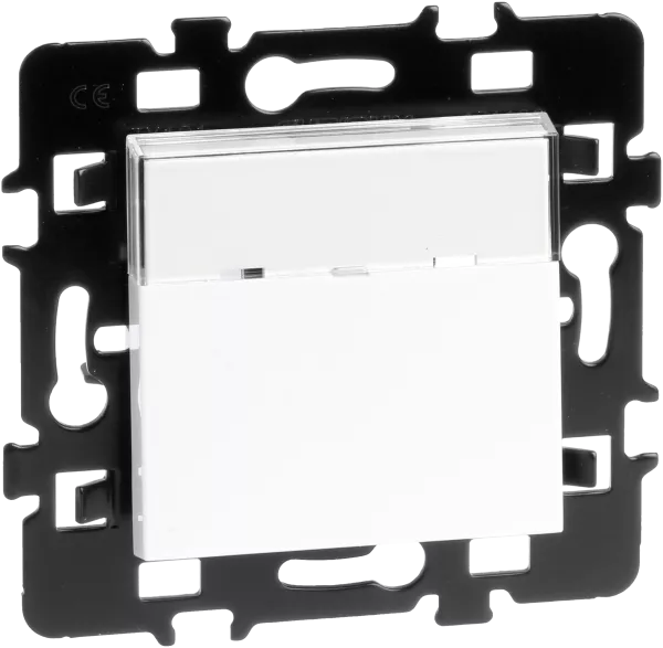 Bouton poussoir porte-�tiqu. (61806)