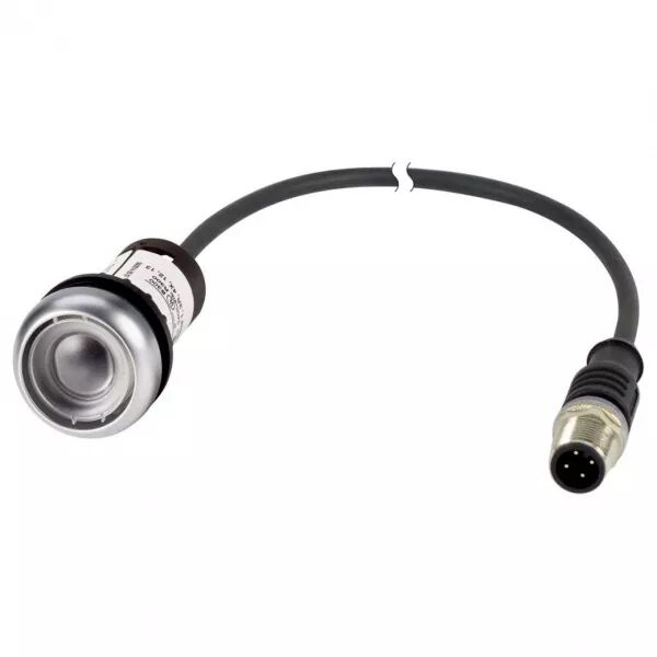 Bouton-poussoir sans verrine; � rappel; 1 NC; c�ble 1m et connecteur M12A (181049)