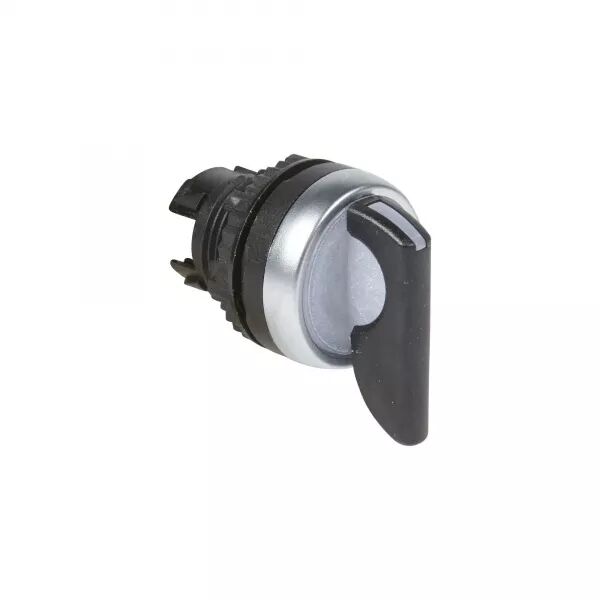 BOUTON TOURNANT LUM � LEVIER NOIR IP69 OSMOZ COMPOSABLE 3 POSITIONS FIXES 45�