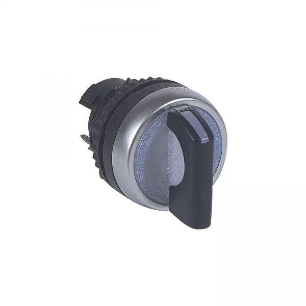 BOUTON TOURNANT LUM MANETTE NOIRE IP69 OSMOZ COMPOSABLE - 3 POSITIONS FIXES 45�