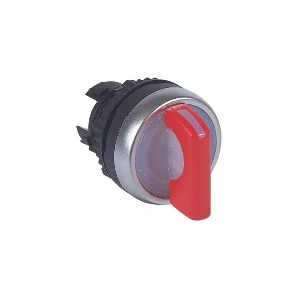 BOUTON TOURNANT LUM MANETTE ROUGE IP69 OSMOZ COMPOSABLE - 2 POSITIONS FIXES 45�