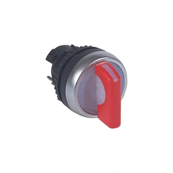 BOUTON TOURNANT LUM MANETTE ROUGE IP69 OSMOZ COMPOSABLE - 3 POSITIONS FIXES 45�