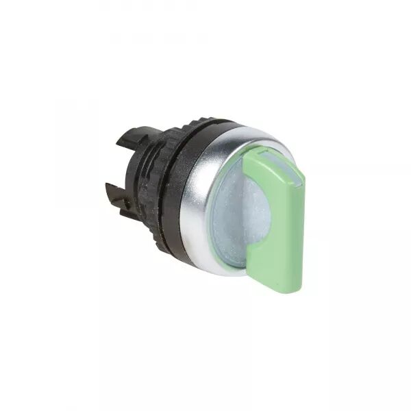 BOUTON TOURNANT LUM MANETTE VERTE IP69 OSMOZ COMPOSABLE - 2 POSITIONS FIXES 45�
