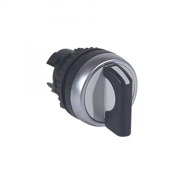 BOUTON TOURNANT NON LUM � MANETTE NOIRE IP69 OSMOZ COMPO 3 POSITIONS FIXES 90�