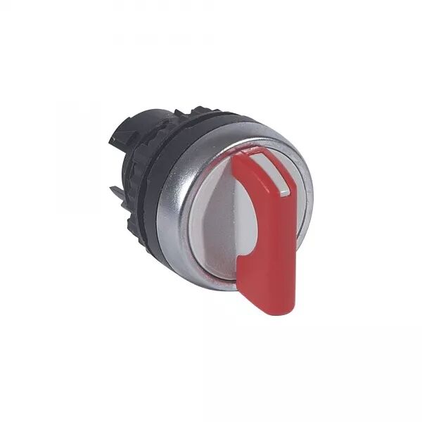 BOUTON TOURNANT NON LUM � MANETTE ROUGE IP69 OSMOZ COMPO 3 POSITIONS FIXES 45�