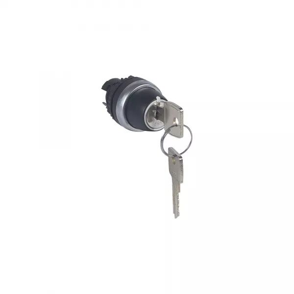 BOUTON TOURNANT NON LUM CL� N�455 IP69 OSMOZ COMPOSABLE - 3 POSITIONS FIXES 90�