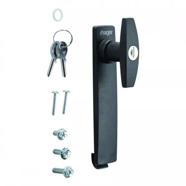 Bouton verrou m�tallique serrure � barillet 2cl�s n� 1242E IP5-6 vega D univers (FZ507)