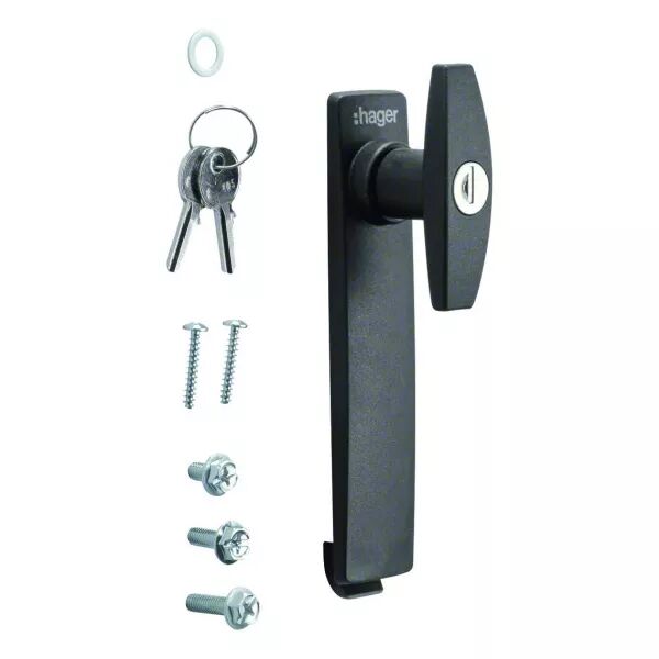 Bouton verrou m�tallique serrure � barillet 2cl�s n� 455 IP5-6 p vega D univers (FZ527)