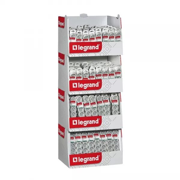 BOX STANDARD MULTIPRISES 3 PRISES ET 5 PRISES - BLANC