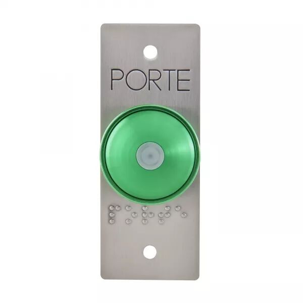 BP DE SORTIE EN INOX ACCESSIBILIT�, ENCASTRABLE, AVEC LED, BUZZER