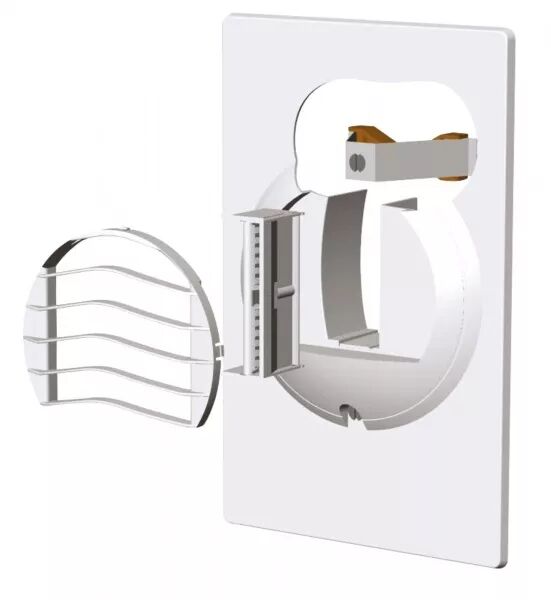 BR 30 - BOUCHE PLATINE WC AUTOR�GLABLE SP�CIAL R�NOVATION 30 M3/H