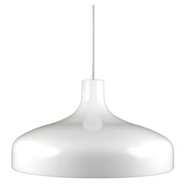 BRASILIA S blanc, E27, suspension 40W maxi, livr� sans ampoule (BRA40W)