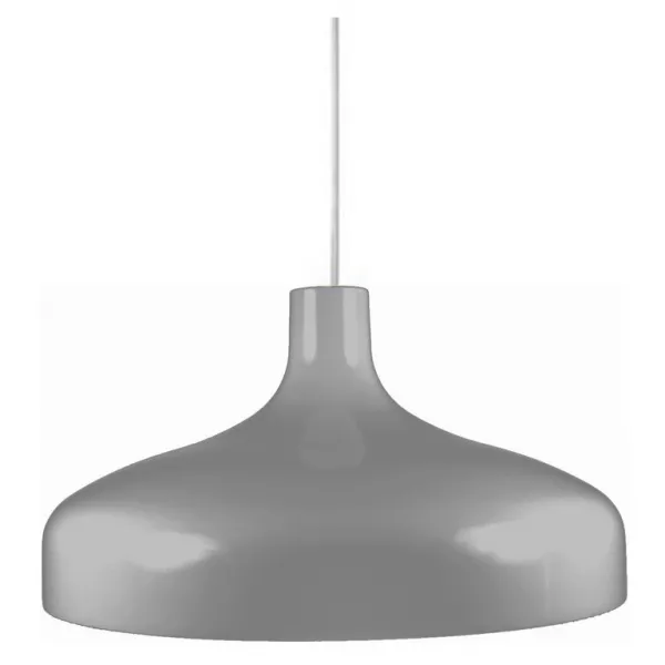 BRASILIA S gris, E27, suspension 40W maxi, livr� sans ampoule (BRA40G)