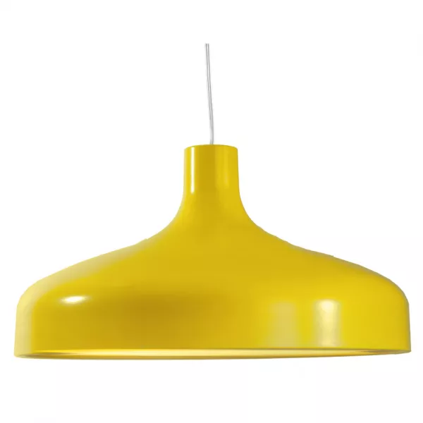 BRASILIA S jaune, E27, suspension 40W maxi, livr� sans ampoule (BRA40Y)