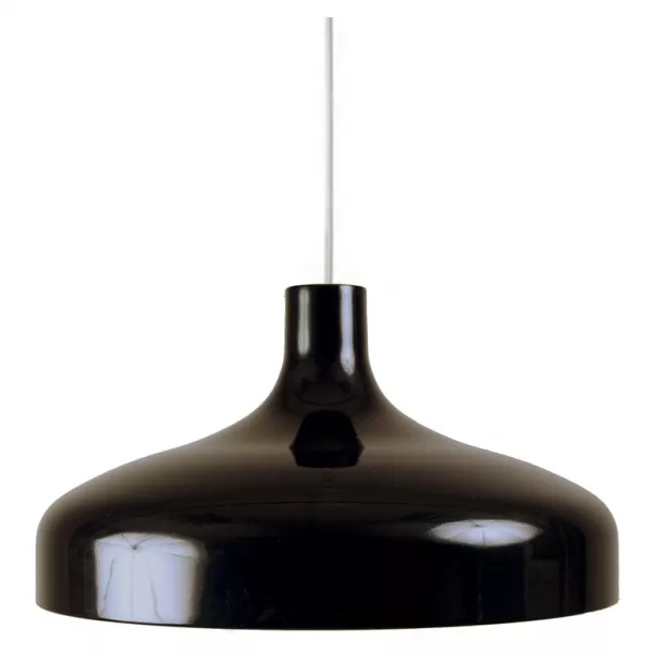 BRASILIA S noir, E27, suspension 40W maxi, livr� sans ampoule (BRA40B)