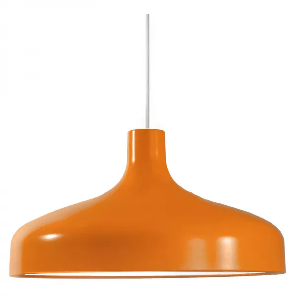 BRASILIA S orange, E27, suspension 40W maxi, livr� sans ampoule (BRA40O)