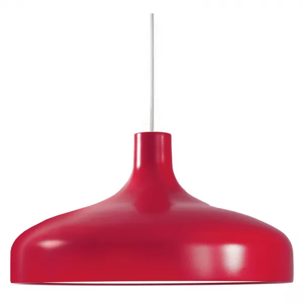BRASILIA S rouge, E27, suspension 40W maxi, livr� sans ampoule (BRA40R)