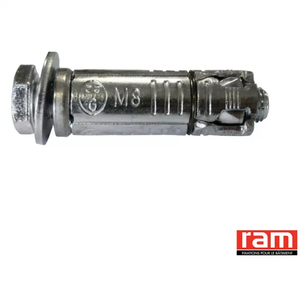 BTE 50 CHEVILLES FONTE +VIS M8 (63308)