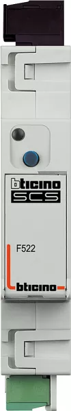 bticino-actionneur 1 relais pour gestion des charges myhome_up - avec mesure conso (f522)