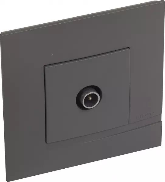 bticino-alt�ge prise tv simple gris complet (btal40cc)