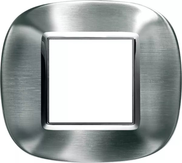 bticino-axo plaq.elip galva aci bro 2m (hb4802acs)
