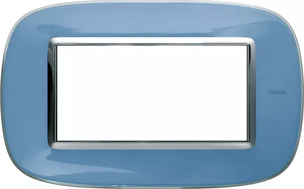 bticino-axo plaq.elip translu bleu 4m (hb4804dz)
