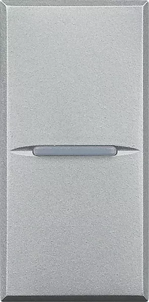 bticino-axo poussoir o+f 1m vis alu (hc4034)