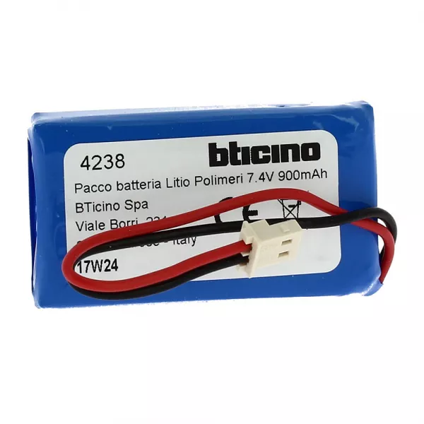 bticino-batterie pour sir�ne int�rieure r�f�rence bt4216 pour alarme intrusion myhome_up (bt4238)