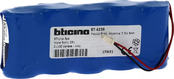 bticino-batterie pour sir�ne radio ext�rieure r�f.bt4287 pour alarme intrusion myhome_up (bt4239)
