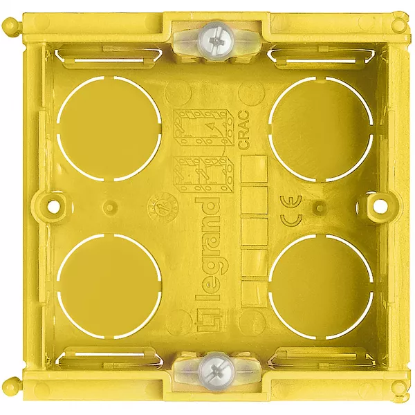 bticino-bo�te d\'encastrement bticino pour ma�onnerie 2 modules - profondeur 50mm (502e)