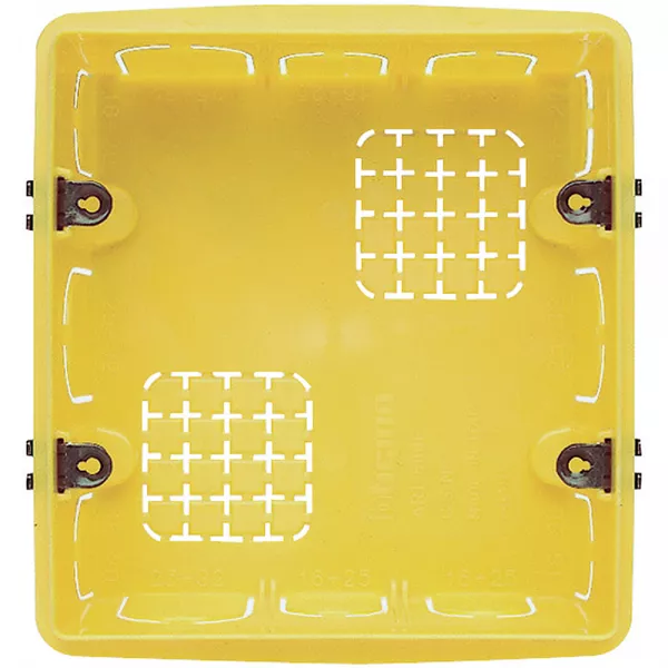 bticino-bo�te d\'encastrement pour ma�onnerie 3+3 modules - profondeur 50mm (506e)
