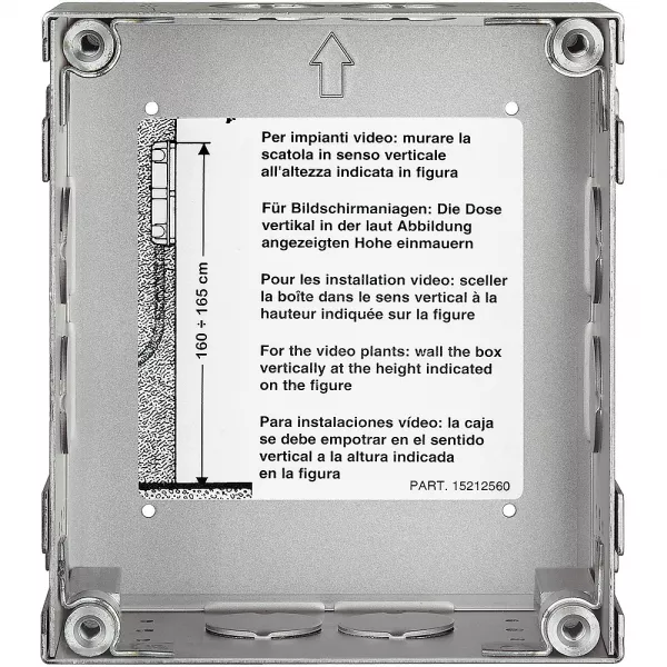 bticino-bo�tier � encastrer anti-arrachement sfera robur 1 module (350110)