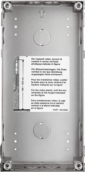 bticino-bo�tier � encastrer anti-arrachement sfera robur 2 modules (350120)