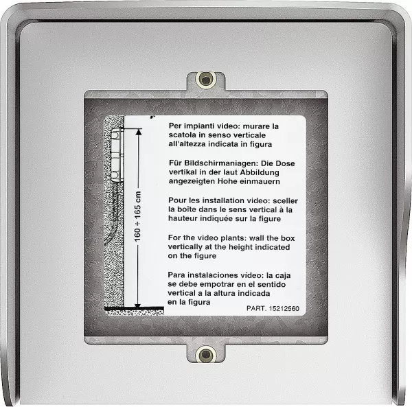 bticino-bo�tier mural sfera new - 1 module allmetal (350611)