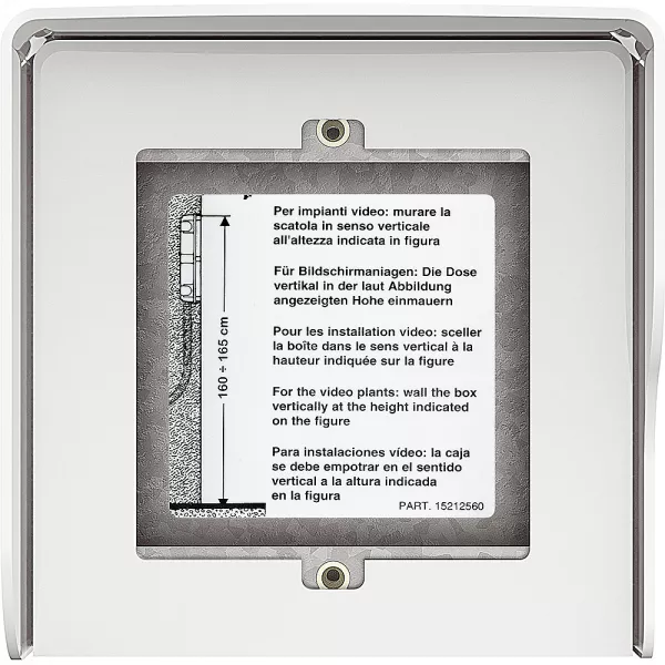 bticino-bo�tier mural sfera new - 1 module allwhite (350612)