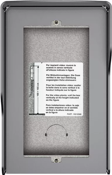 bticino-bo�tier mural sfera new - 2 modules allstreet (350623)