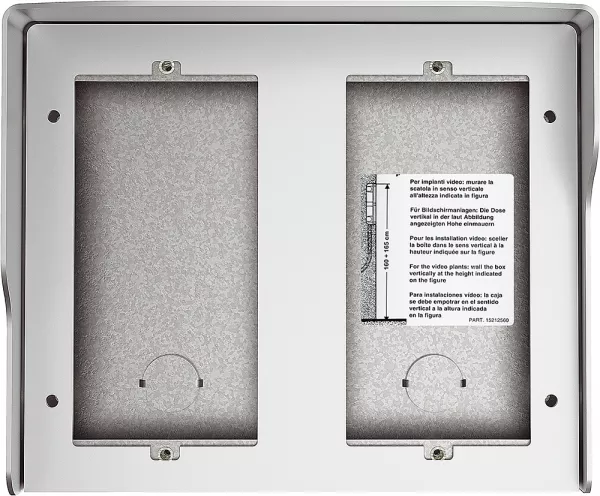 bticino-bo�tier mural sfera new 4 modules allmetal (350641)