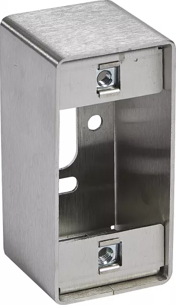 bticino-bo�tier saillie inox pour bouton-poussoir pr�-c�bl� r�f�rence 004240 (005295)