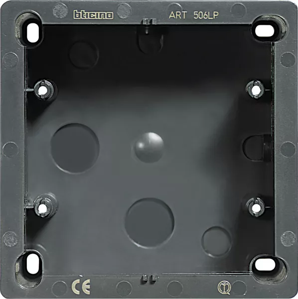 bticino-cadre saillie pour sir�ne ou haut parleur livinglight - anthracite (506lp)