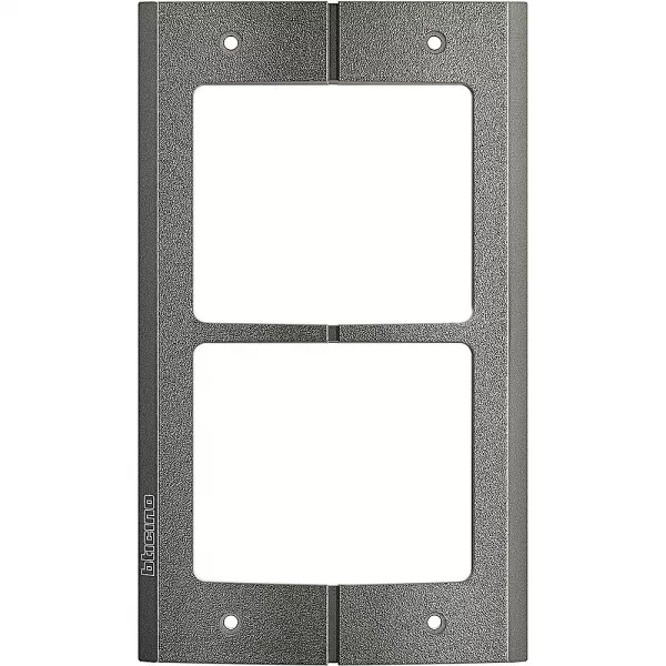 bticino-cadre sfera robur - 2 modules - antivandale (350425)